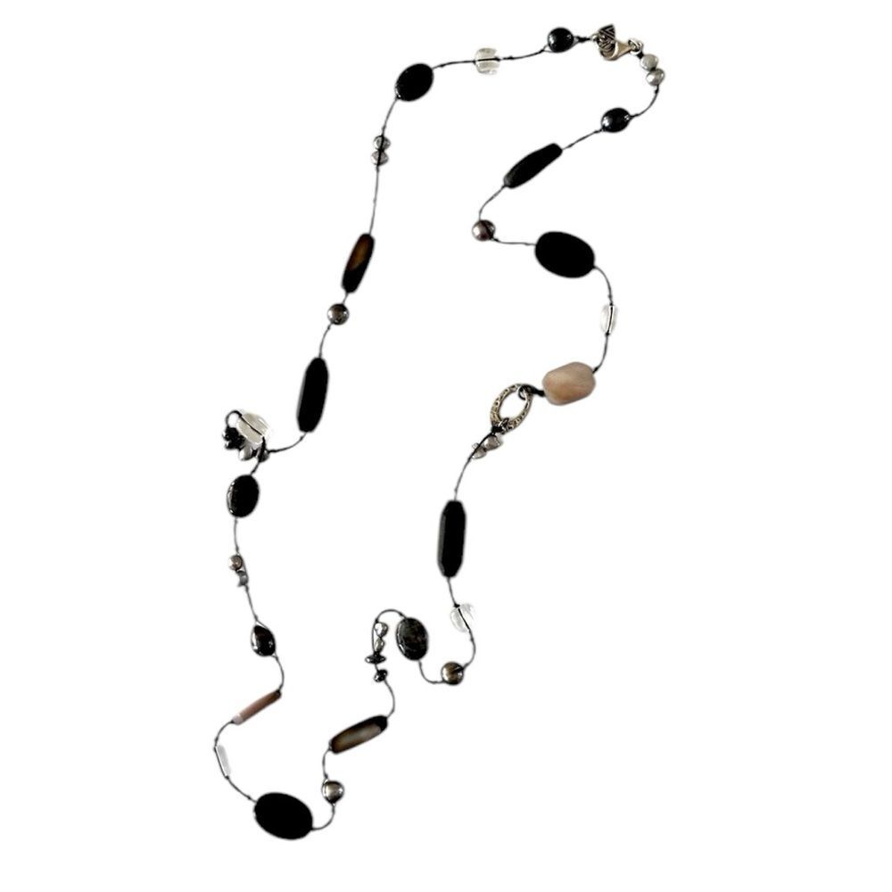 Silpada Retired N1796 DOWNTOWN Necklace with sterling silver and multiple stones